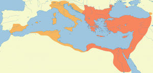 Byzantská říše v dobách největšího rozmachu